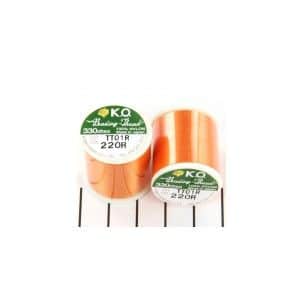 Miyuki perletråd, orange - 22OR, 0.2mm, 50m
