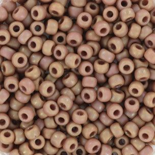 Miyuki seed beads perle,15 gram str. 8/0 / mat regnbue lavendel SB08-4694